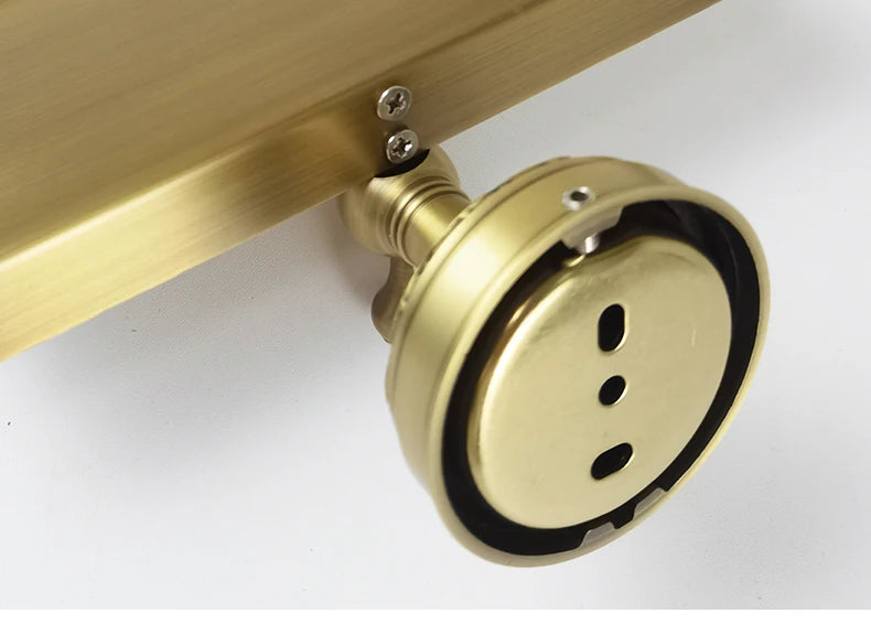 WC-Rollenhalter – Antik Messing Gebürstet