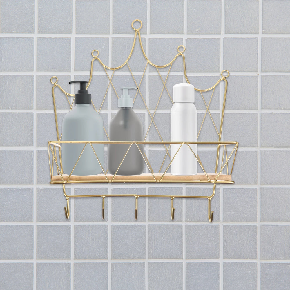 Wandmontierter Hakenständer – Eisen Nordic Design – 37.5x36.5x10 cm