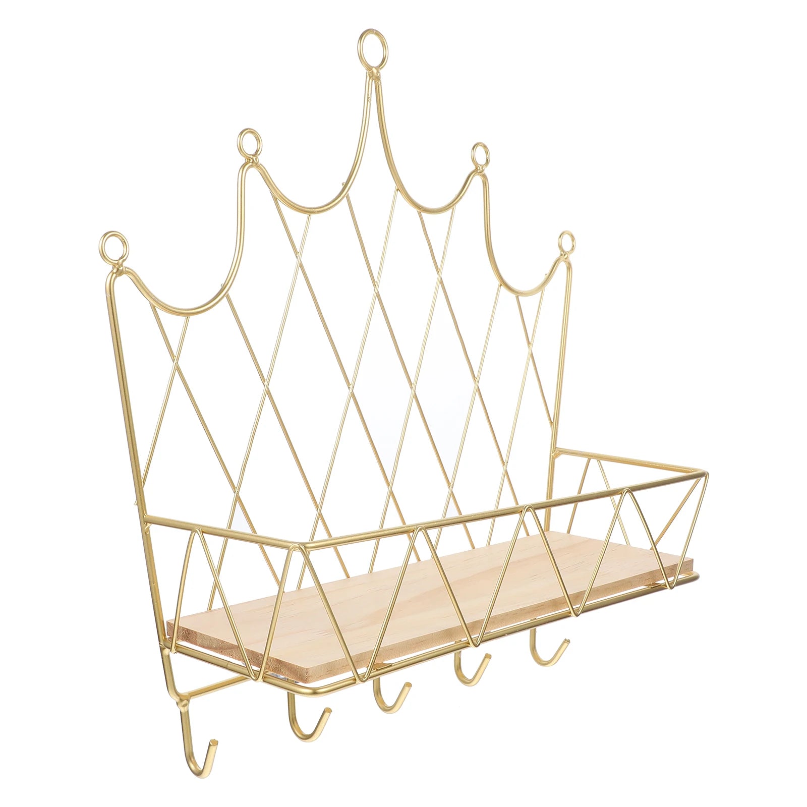 Wandmontierter Hakenständer – Eisen Nordic Design – 37.5x36.5x10 cm