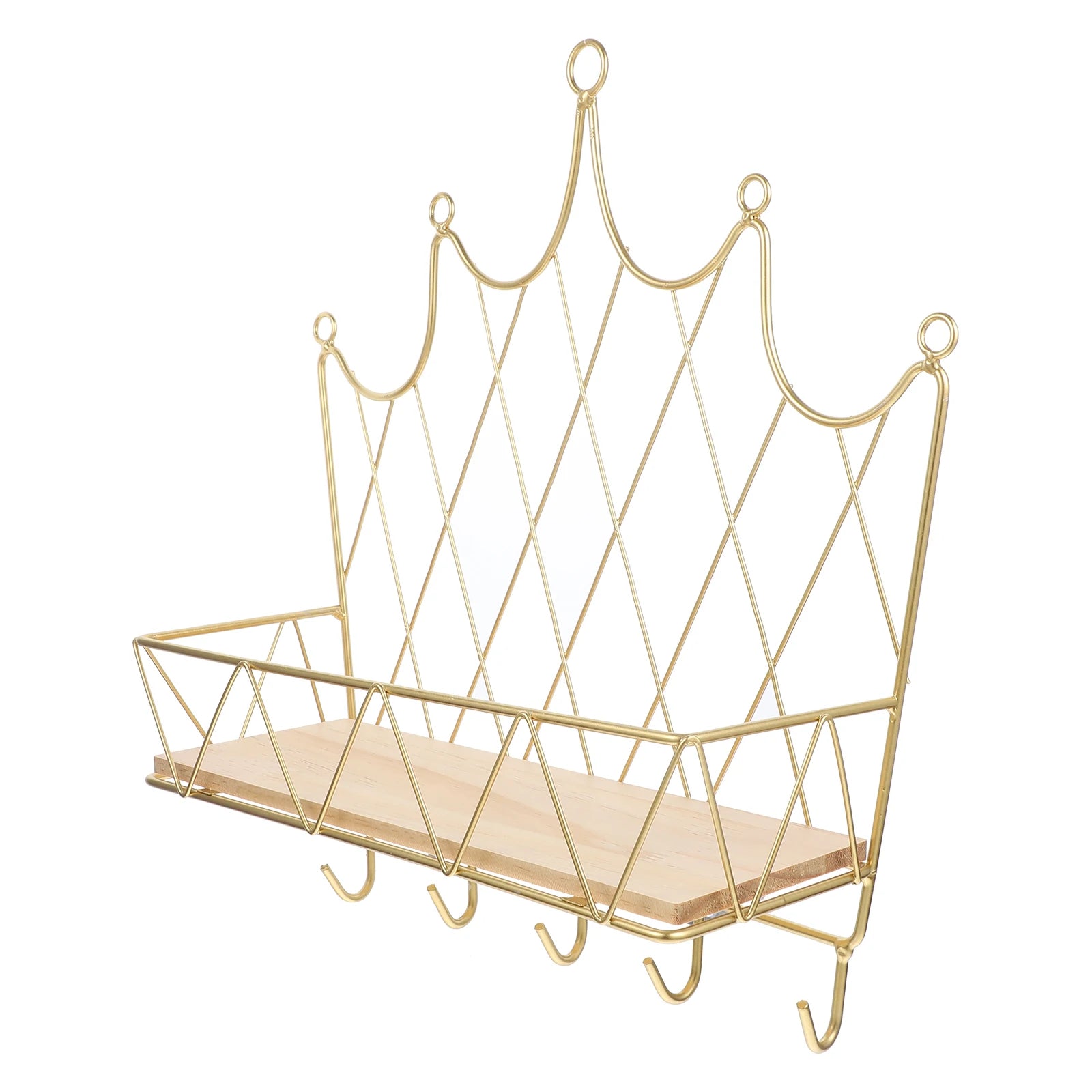 Wandmontierter Hakenständer – Eisen Nordic Design – 37.5x36.5x10 cm