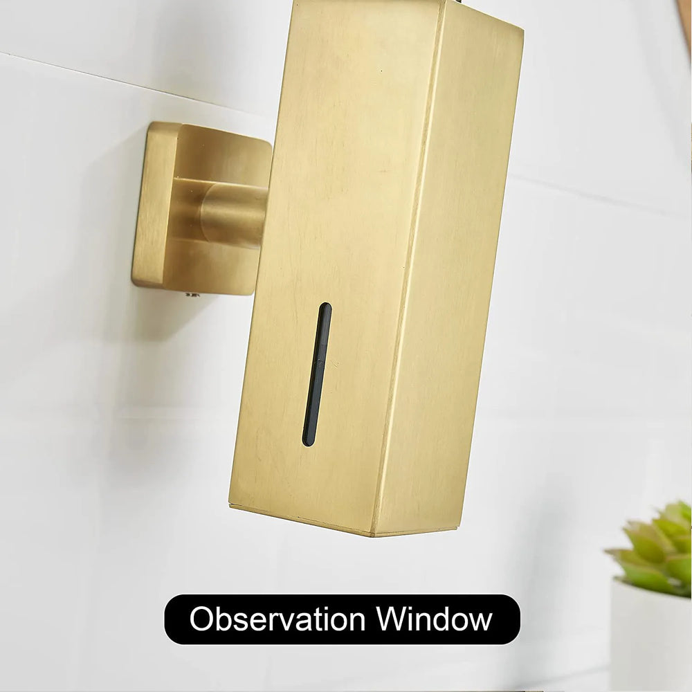 Wandseifenspender – Gebürstetes Gold Edelstahl – Badezimmer