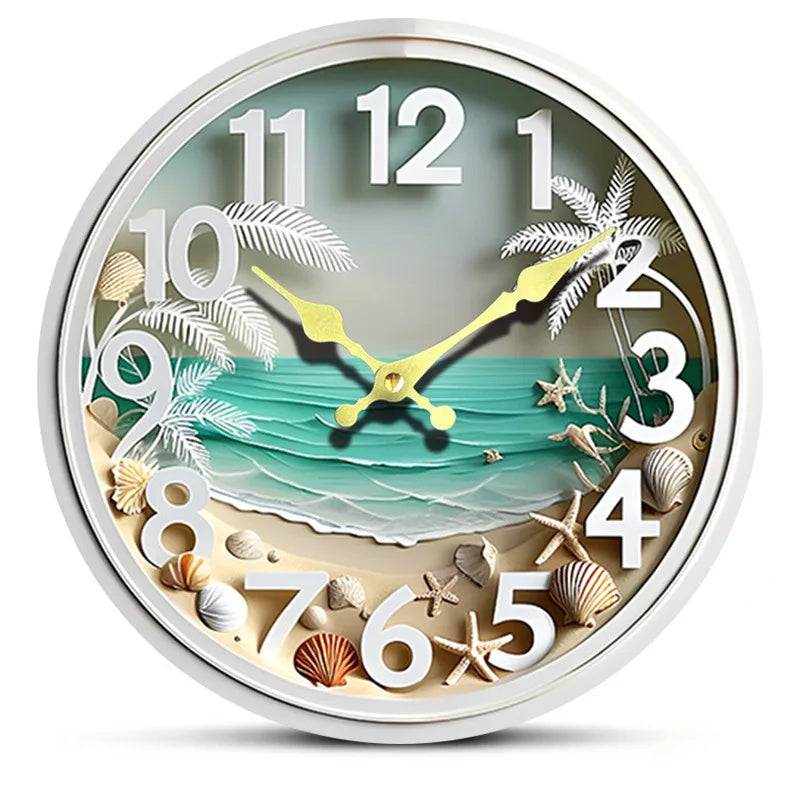 Wanduhr – Antikes Holz Design – 25CM Leise