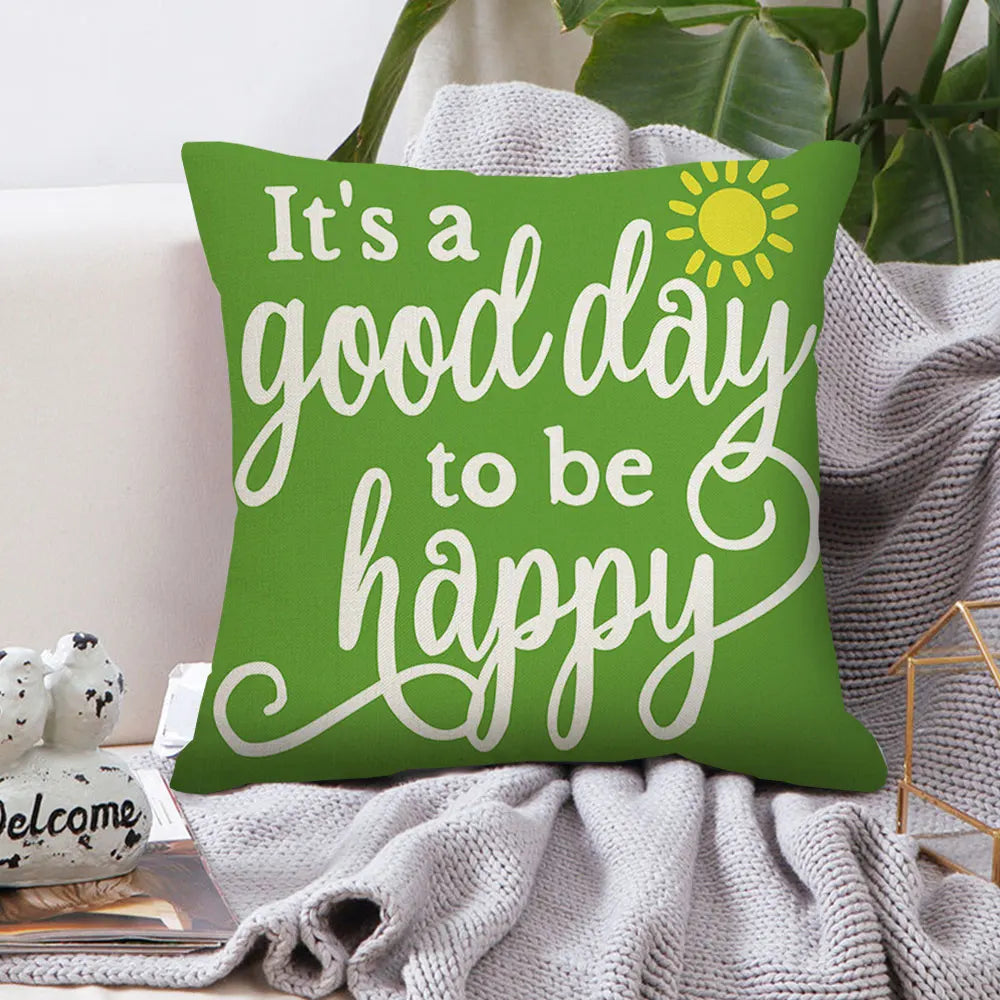 Wasserdichte Kissenbezüge – Jacquard-Leinen – 45x45cm