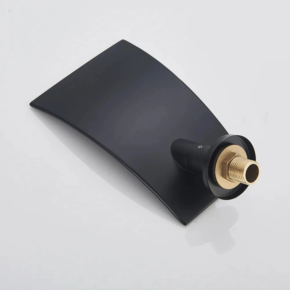 Wasserfallarmatur – Messing Wandmontage – Zeitgenössisch