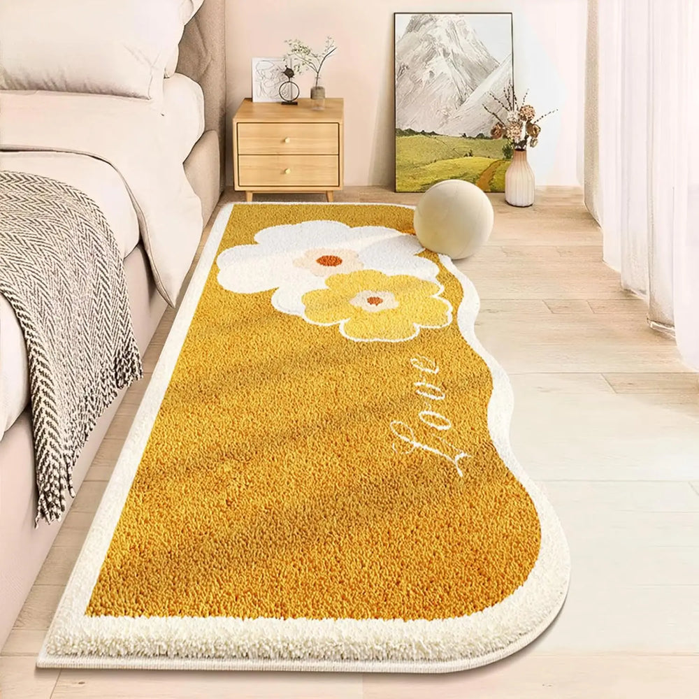 Weicher Cartoon-Teppich aus Polyester in Multicolor, rutschfest, Grösse: 120x160cm