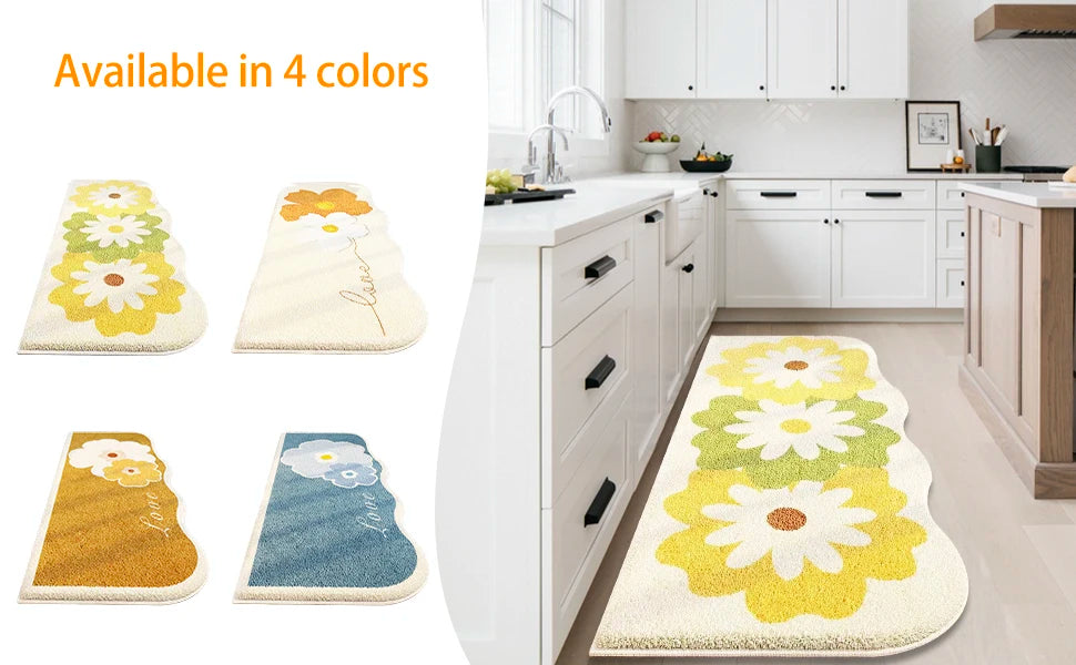 Weicher Polyester-Teppich mit Cartoon-Design in Farbe GFYR4-1, Grösse 50x80 cm, für Wohnzimmer