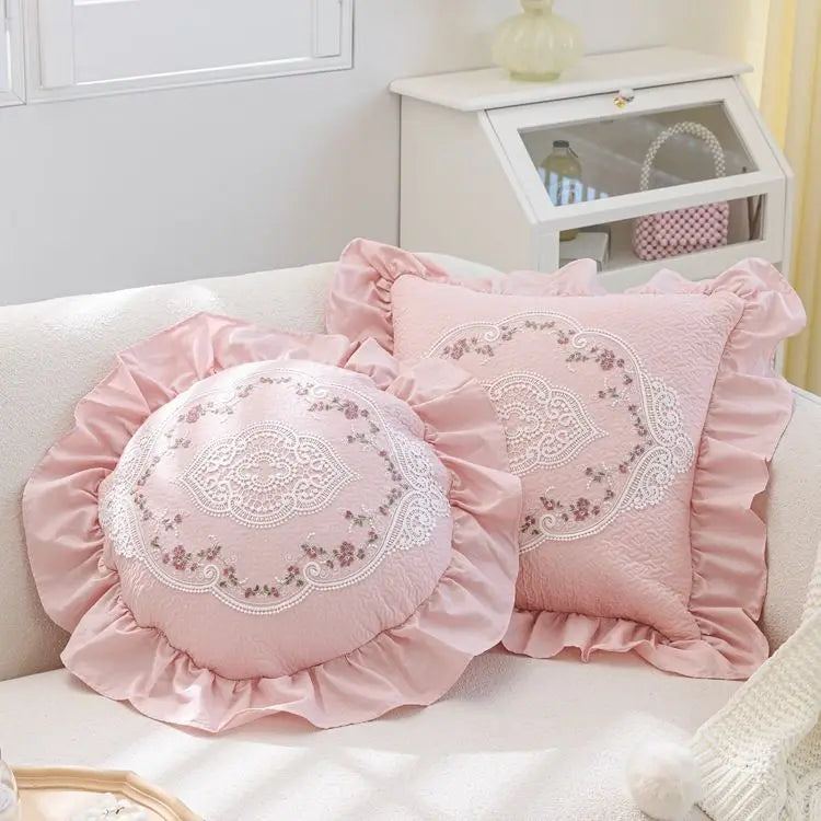 Weiches Kissenbezug – Monochromes Pflanzendesign – 45x45cm/50x50cm