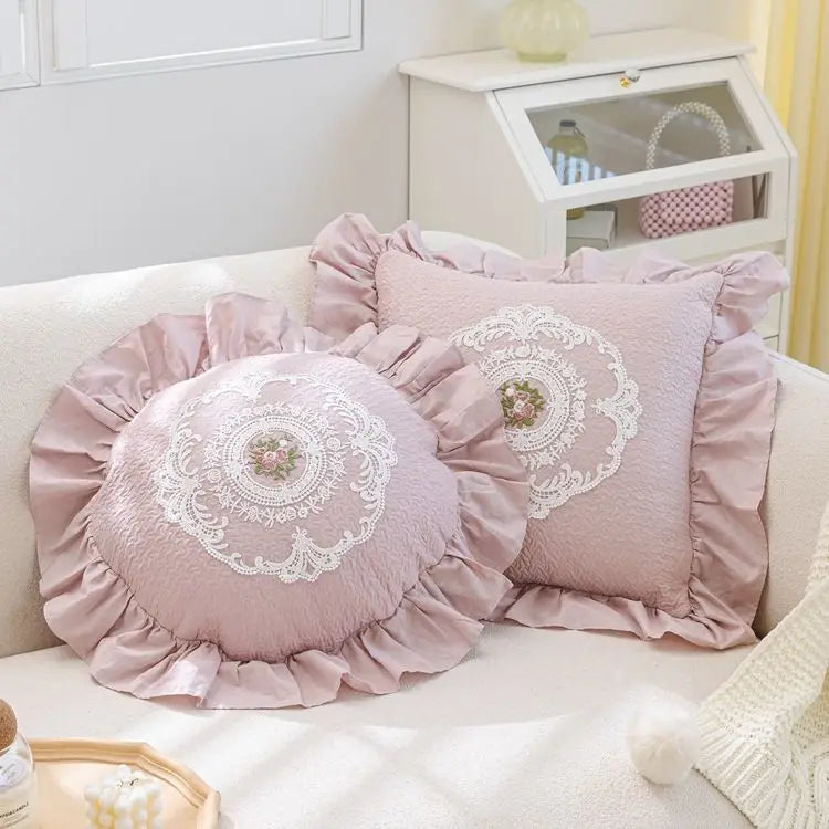 Weiches Kissenbezug – Monochromes Pflanzendesign – 45x45cm/50x50cm