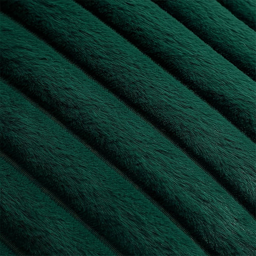 Weihnachtskissenbezug – Kunstfell Gestreift – 45x45cm