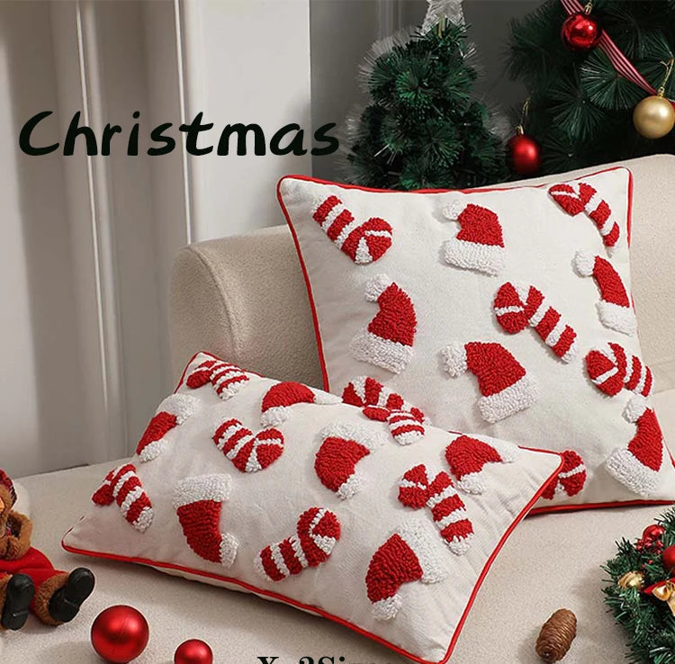 Weihnachtskissenbezug – Nordische Baumwolle – 30x50cm