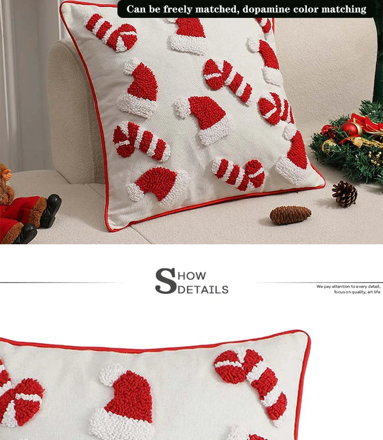 Weihnachtskissenbezug – Nordische Baumwolle – 30x50cm