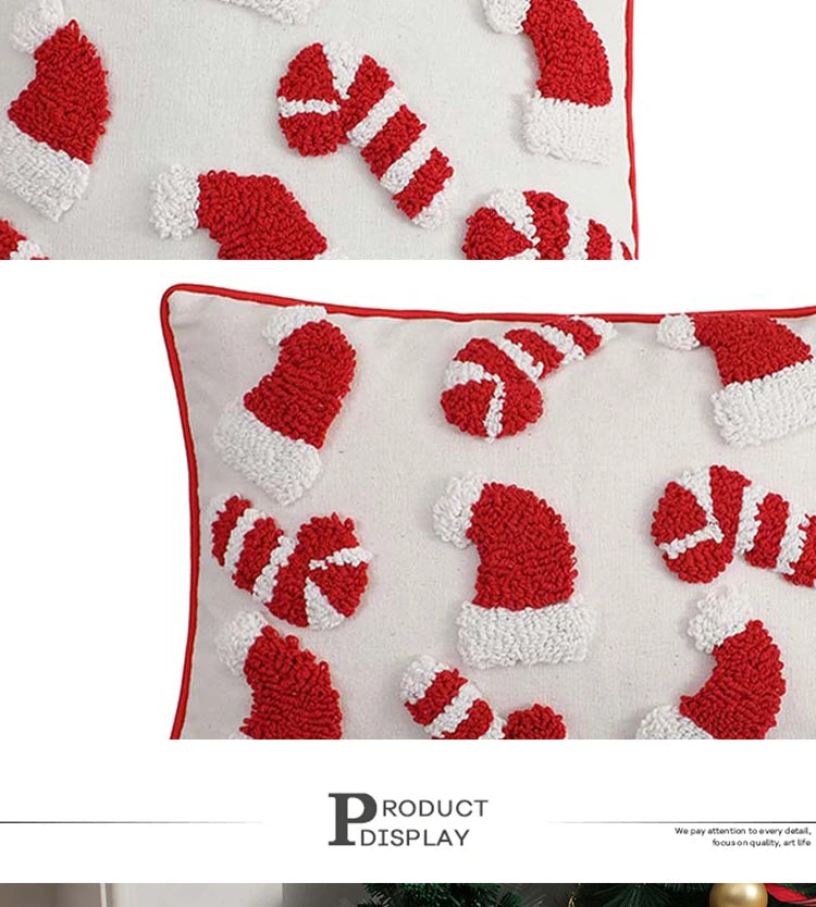 Weihnachtskissenbezug – Nordische Baumwolle – 30x50cm