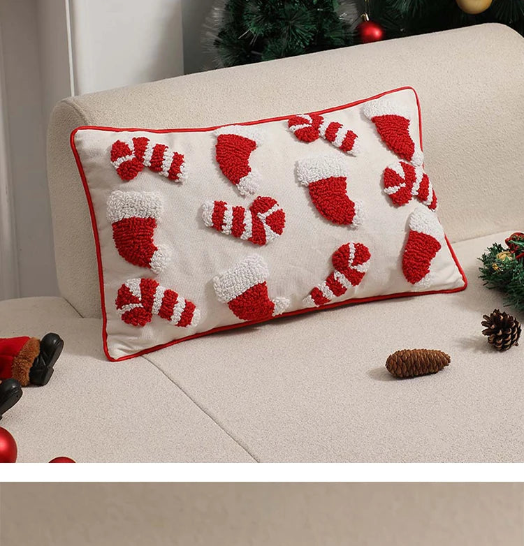 Weihnachtskissenbezug – Nordische Baumwolle – 30x50cm