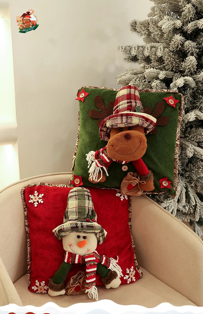 Weihnachtskissenbezug – Stoff Cartoon Design – Party