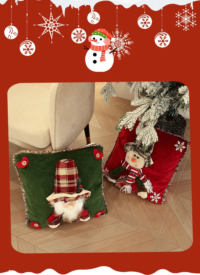 Weihnachtskissenbezug – Stoff Cartoon Design – Party