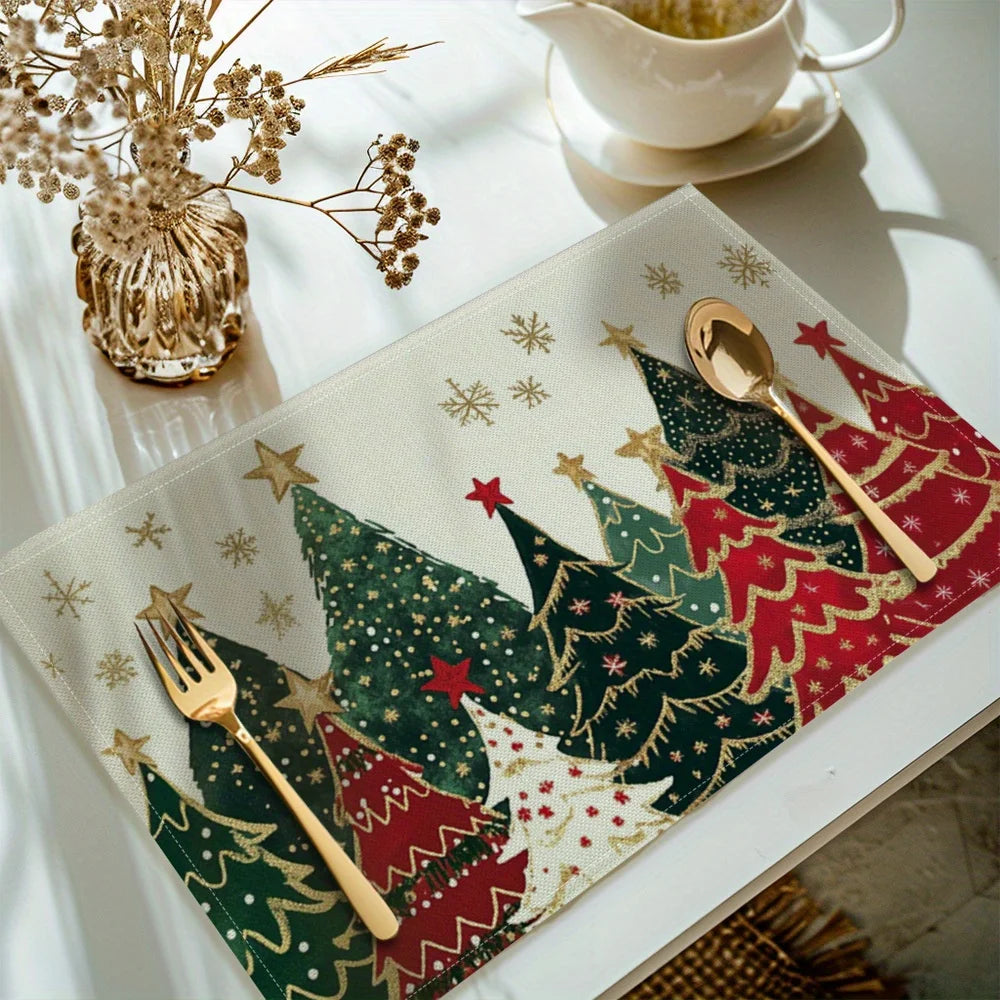 Weihnachtstischdecke – Polyester – 30x40cm Set