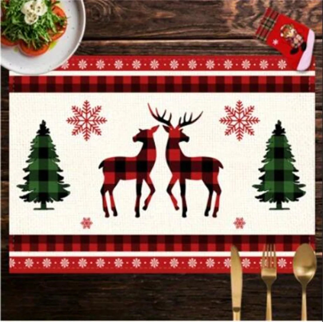 Weihnachtstischset – Leinen, 30x40cm