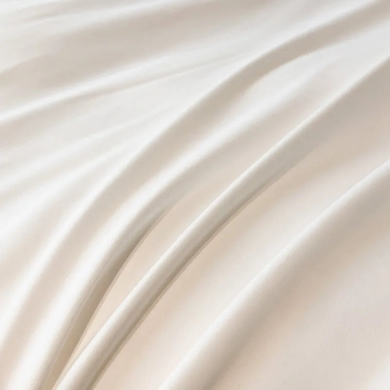 Weisse Bettwäsche-Set – Weiches Mikrofaser-Rüschendesign