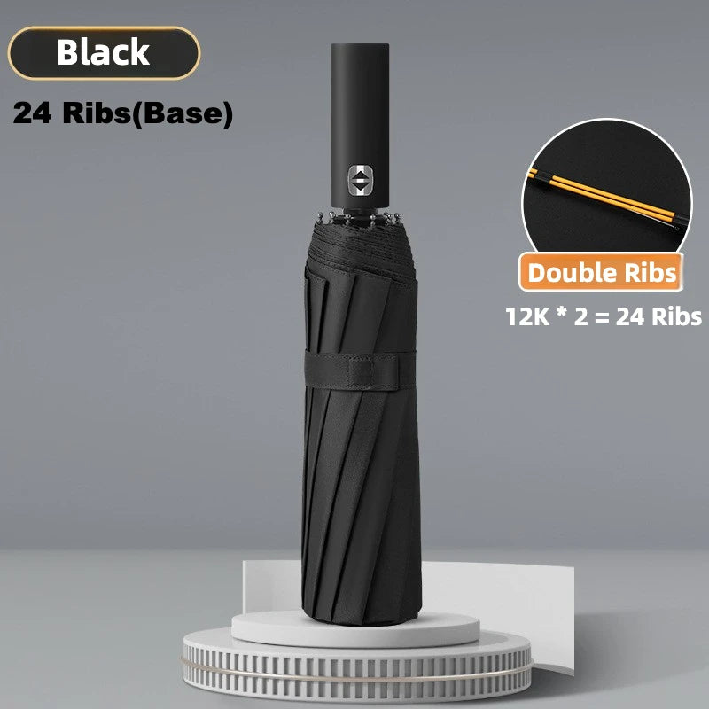 Windfest Automatikschirm – 125CM Gross UV Schutz