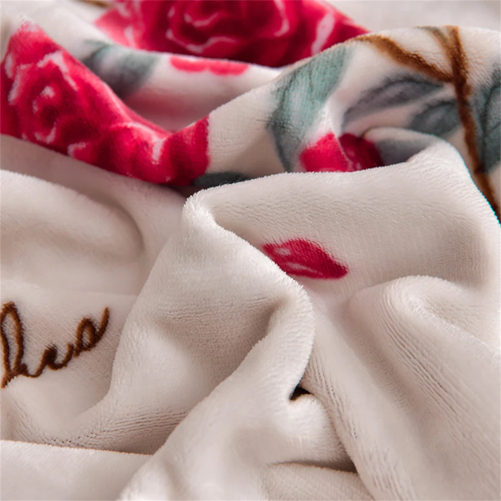 Winter Bettwäsche Set – Fleece & Spitze – Diverse Grössen