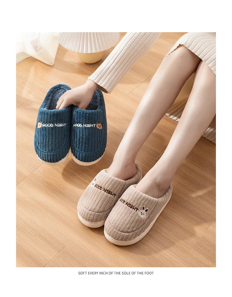 Winter Hausschuhe – Plüsch Komfort für Innen