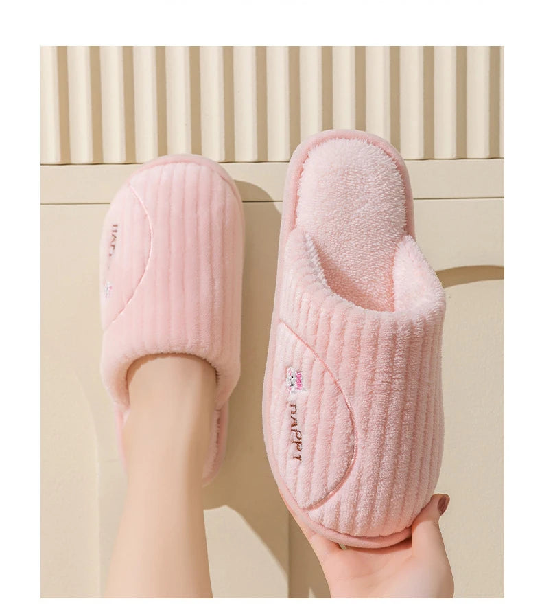 Winter Plüsch Hausschuhe – Gemütliches Fleece – Indoor