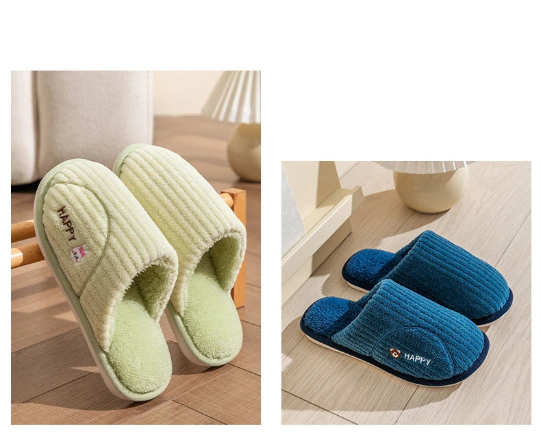 Winter Plüsch Hausschuhe – Gemütliches Fleece – Indoor