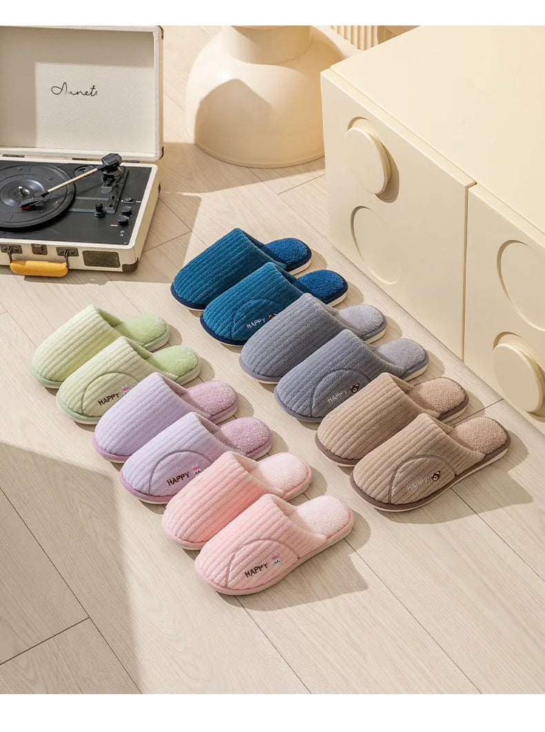 Winter Plüsch Hausschuhe – Gemütliches Fleece – Indoor