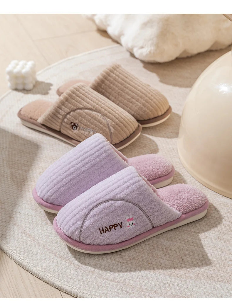 Winter Plüsch Hausschuhe – Gemütliches Fleece – Indoor