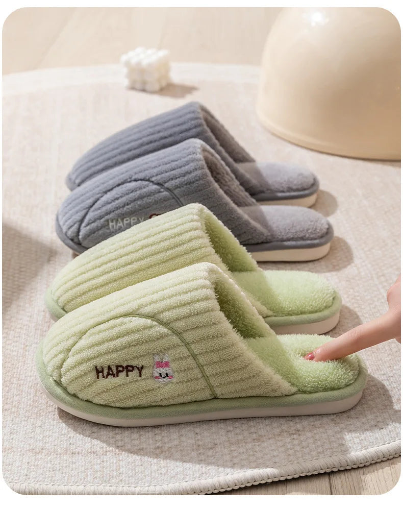 Winter Plüsch Hausschuhe – Gemütliches Fleece – Indoor