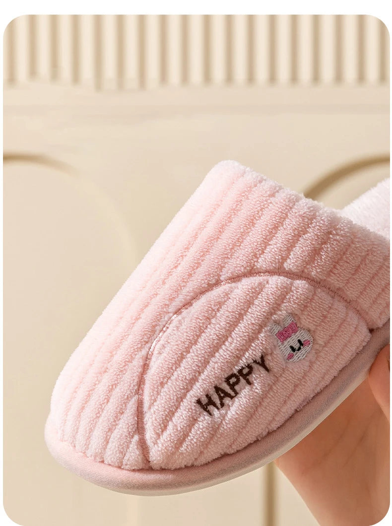 Winter Plüsch Hausschuhe – Gemütliches Fleece – Indoor