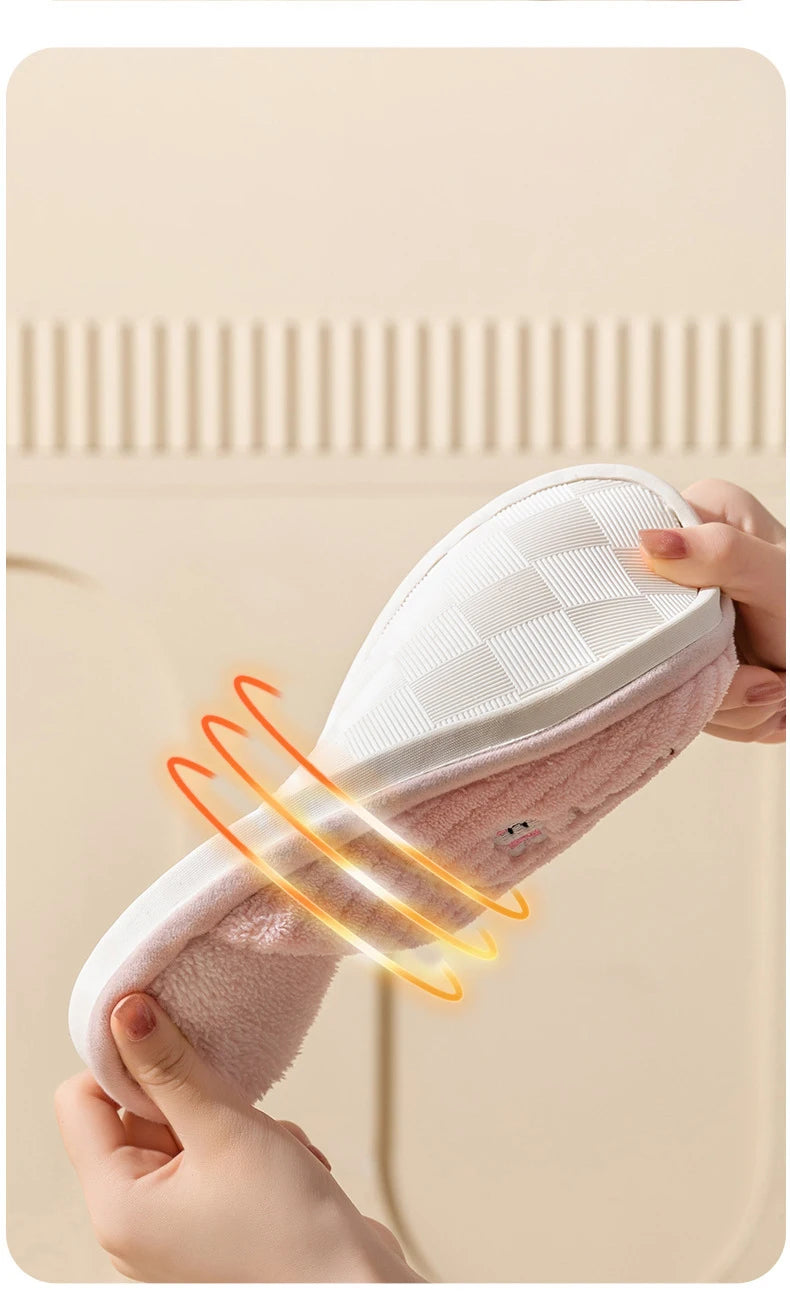 Winter Plüsch Hausschuhe – Gemütliches Fleece – Indoor