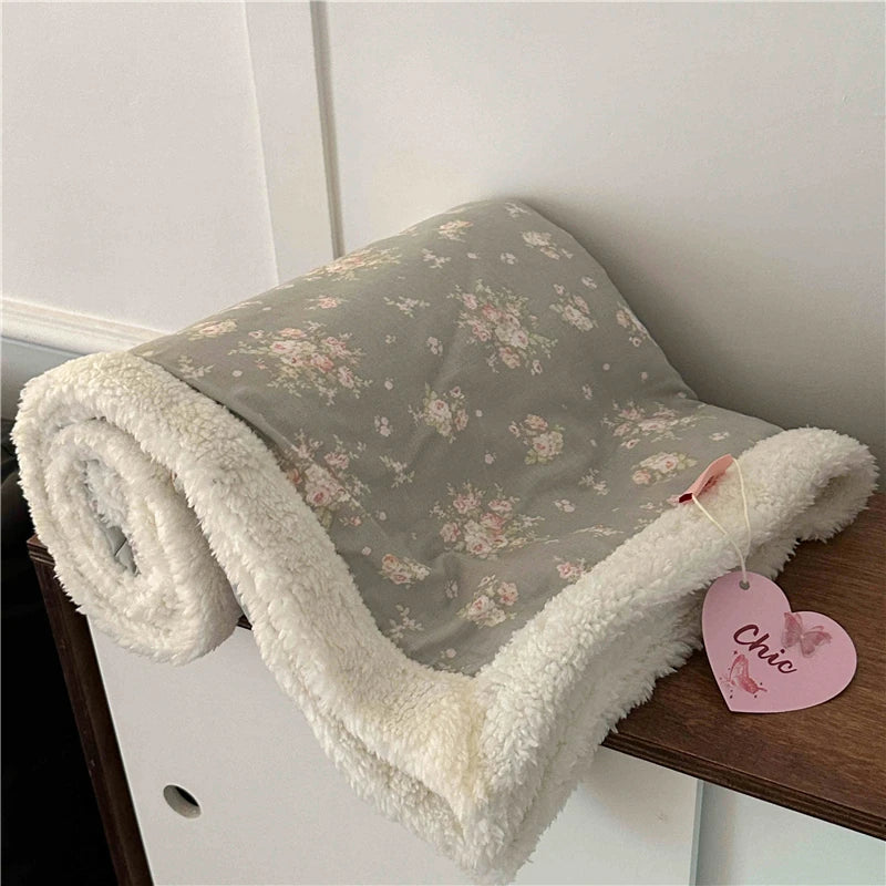 Winterdecke Floral – Koreanischer Stil – 100x150cm