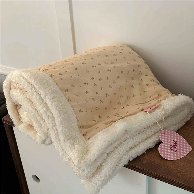 Winterdecke Floral – Koreanischer Stil – 100x150cm