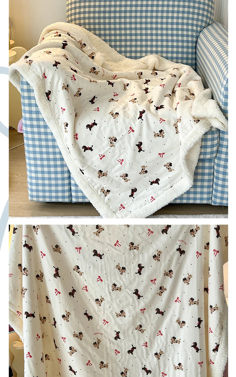 Winterdecke Floral – Koreanischer Stil – 100x150cm