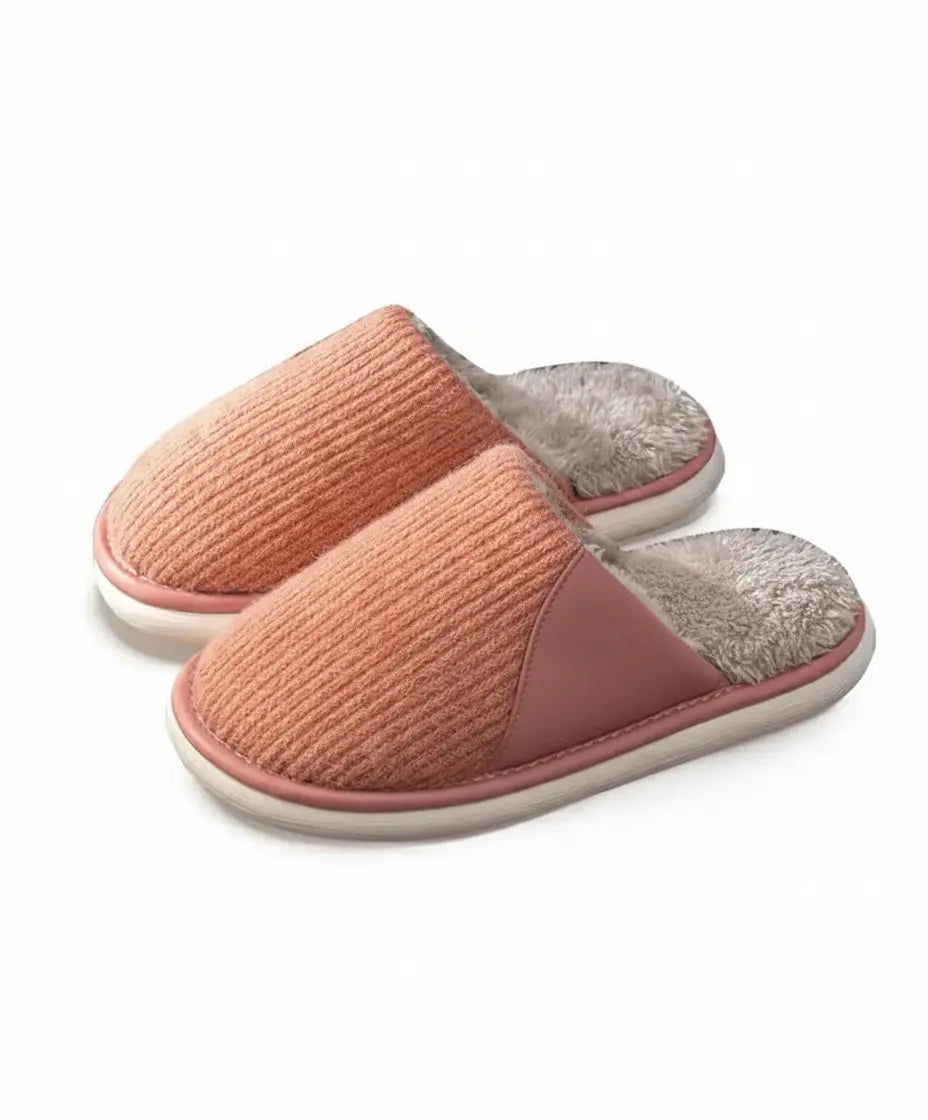 Winterhausschuhe – Baumwolle & Plüsch – Innen Komfort