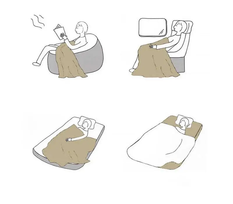 Winterkuscheldecke – Weiches Coral Fleece – 150x200cm