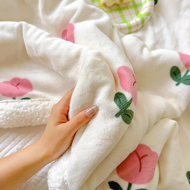 Winterkuscheldecke – Weiches Coral Fleece – 150x200cm