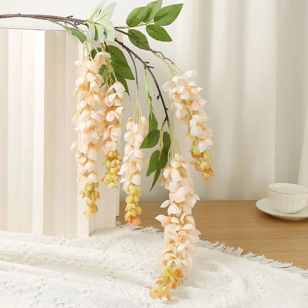 Wisteria Blumen – Polyester Design – 101 cm Girlande