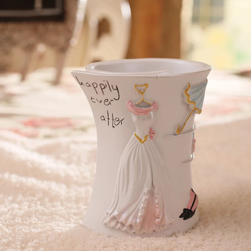 Zahnputzset aus Harz – Elegantes Badaccessoire