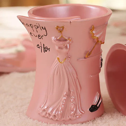 Zahnputzset aus Harz – Elegantes Badaccessoire