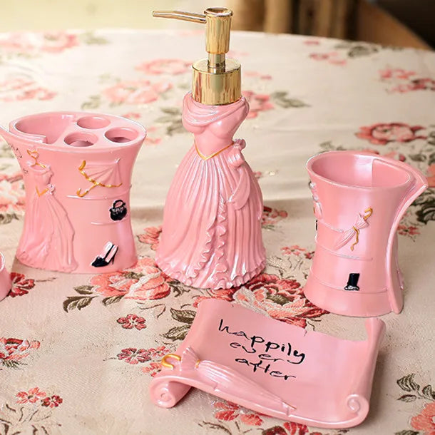 Zahnputzset aus Harz – Elegantes Badaccessoire