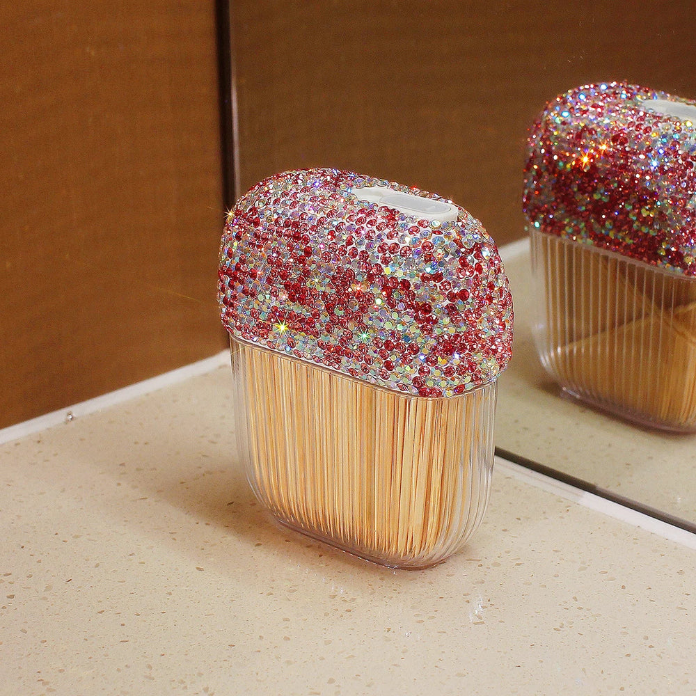 Zahnstocherhalter – Diamant Design – Kompakt, Reisefreundlich