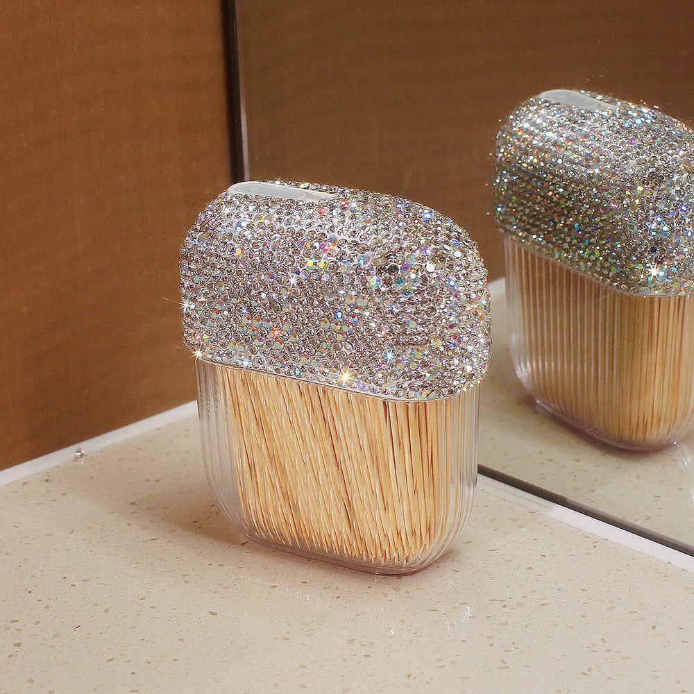 Zahnstocherhalter – Diamant Design – Kompakt, Reisefreundlich