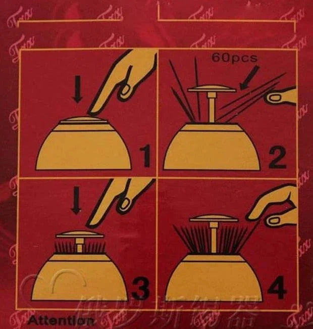 Zahnstocherhalter - Retro Metall Design - Umweltfreundlich