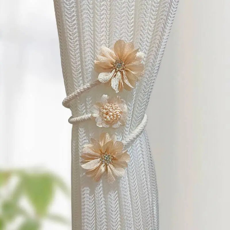 Zweige-Blumen-Gardinenband – Einfaches modernes Design