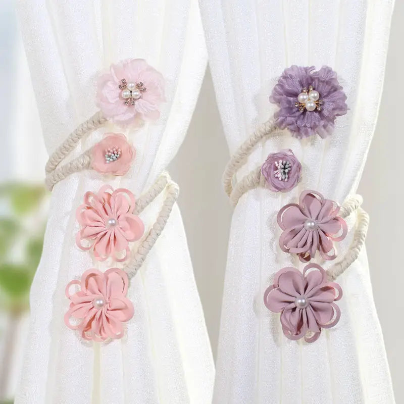 Zweige-Blumen-Gardinenband – Einfaches modernes Design