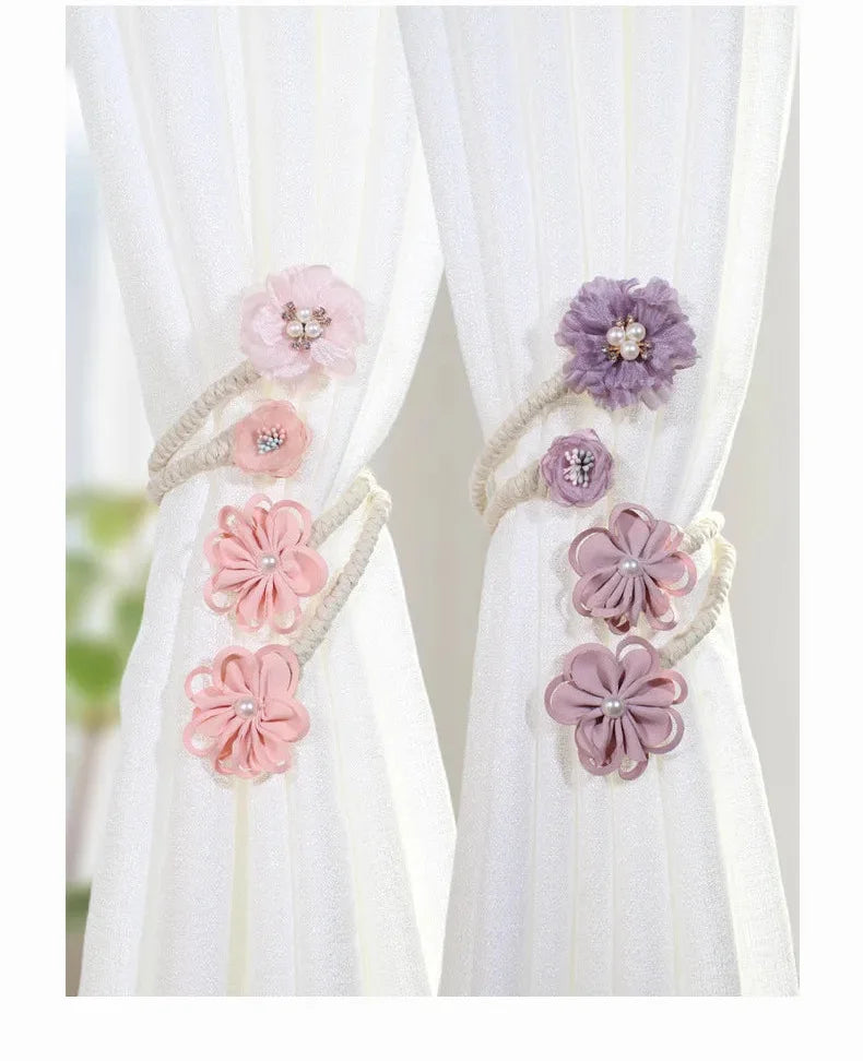 Zweige-Blumen-Gardinenband – Einfaches modernes Design