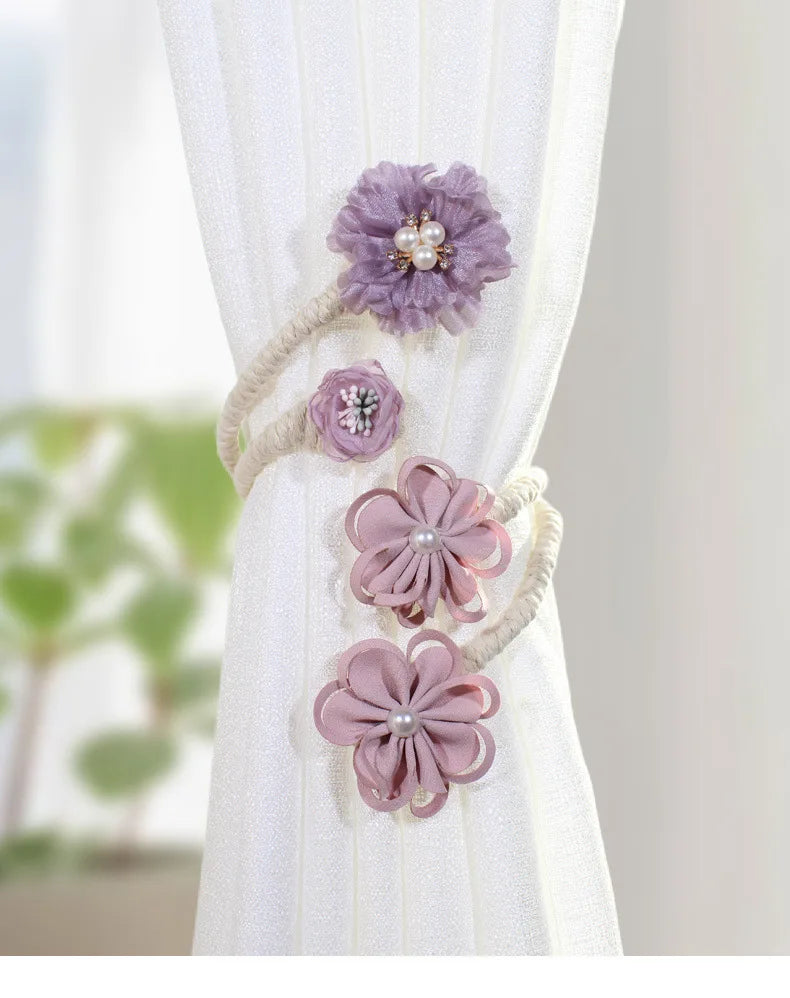 Zweige-Blumen-Gardinenband – Einfaches modernes Design