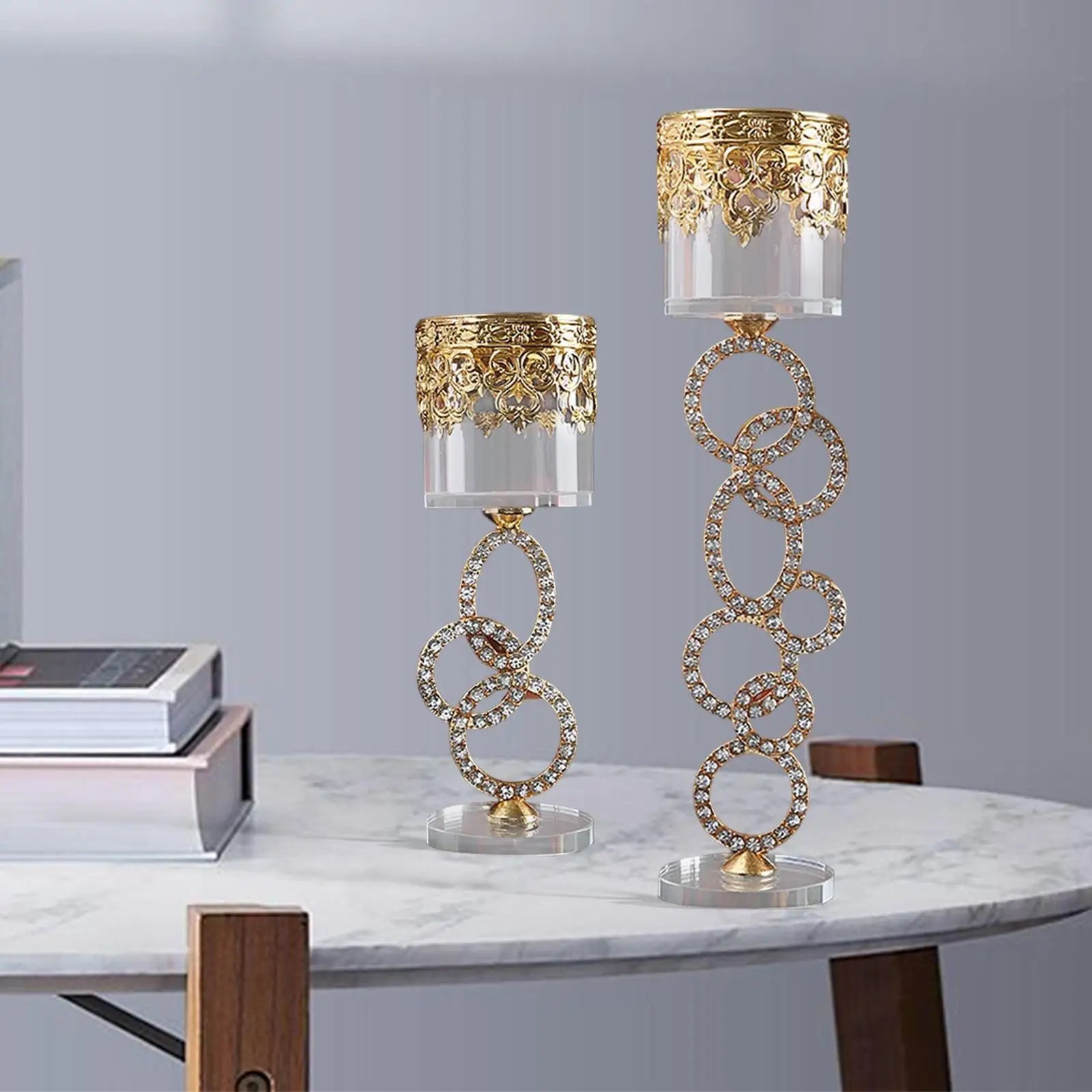 Zylinder Kerzenhalter – Glas Europäisch – 18cm/26cm